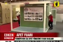 Exposition de la gestion des catastrophes ÜlkeTV Bulletin