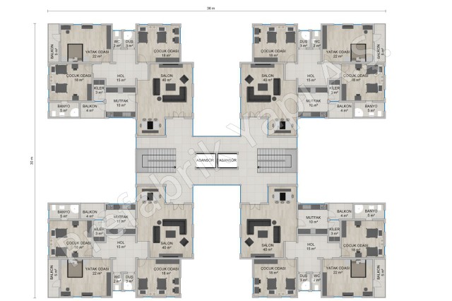 Plans d'étage